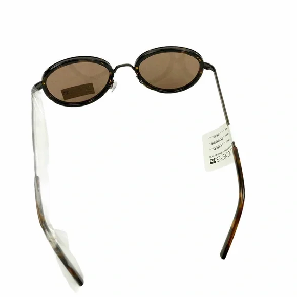NWT Joe’s Jeans DK Tortoise Round Sunglasses NEW - Picture 6 of 8